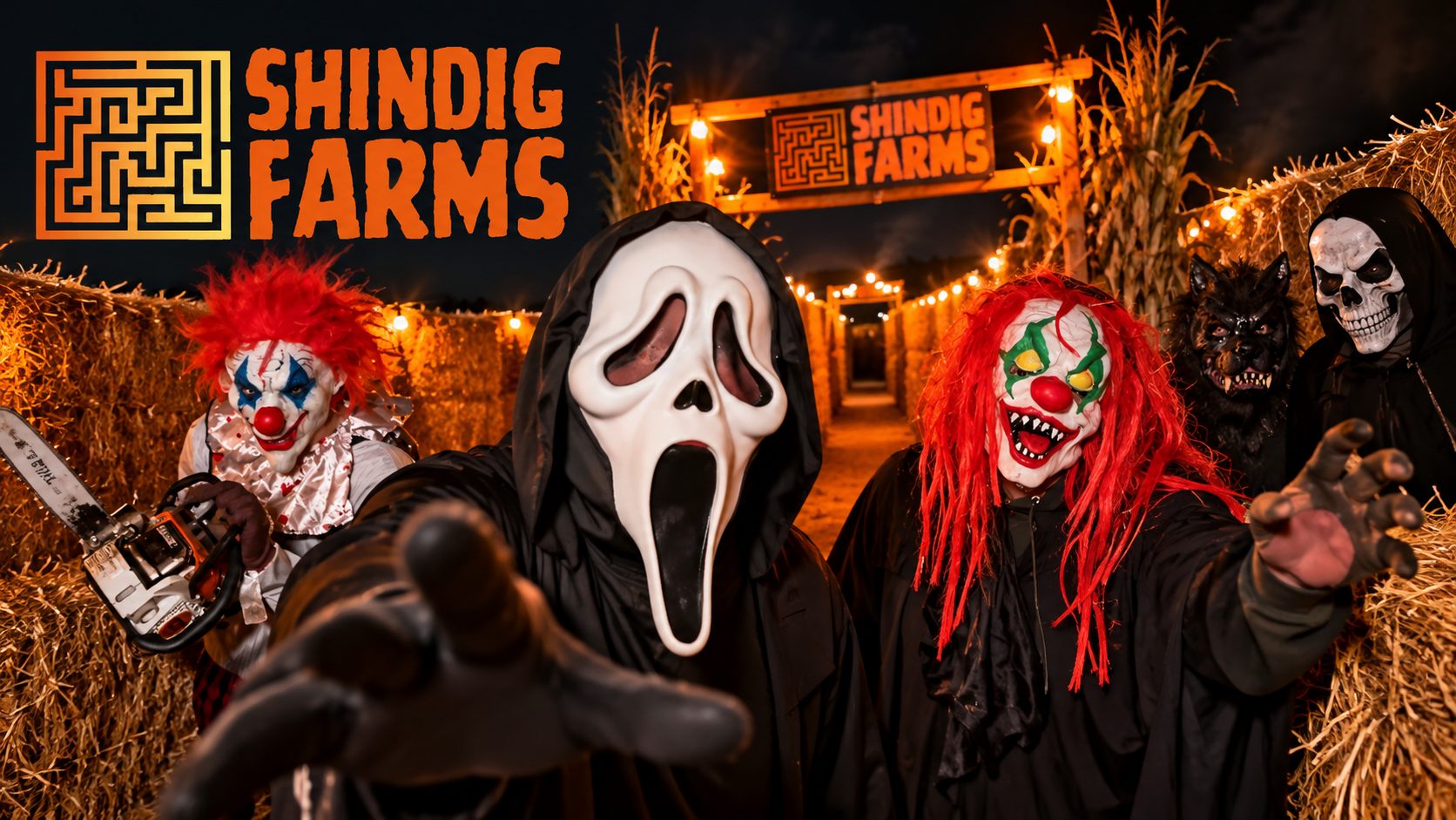 Shindig Farms Haunted Straw Maze in Nampa, Idaho